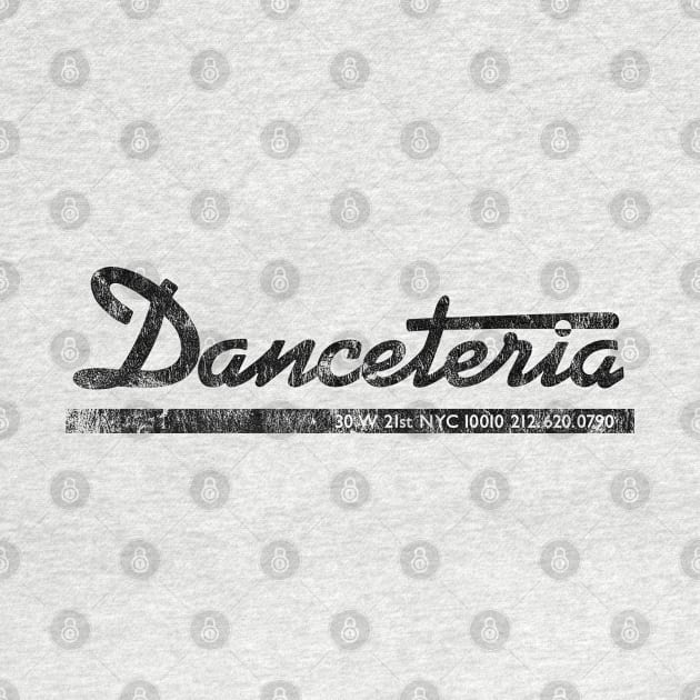 Danceteria - black (distressed) by Joada